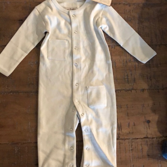 L'ovedbaby Other - L’ovedbaby Cream Coverall: Size 6-9 Months